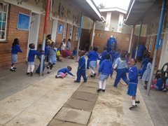 Learning through play at the SOS Kindergarten (photo: SOS archives).