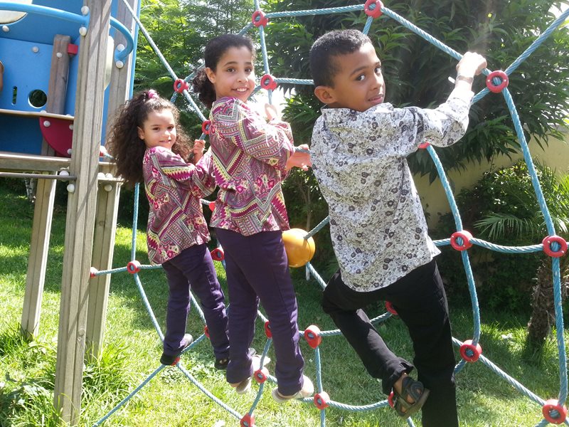 Children are able to be children; playing with friends and going to school are part of everyday life at SOS Children's Village (photo: SOS archives).