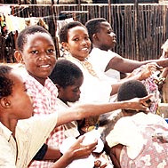 At the SOS Emergency Village in Uvira - Photo: SOS Archives
