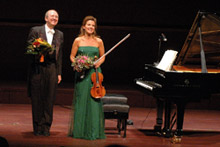 Anne-Sophie Mutter and Lambert Orkis showed their strong social commitment - Photo: Claude Sauber