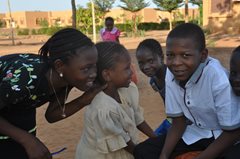 Children in our care playing together (photo: SOS archives)