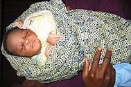 Jacob, brought into the world a week ago at the SOS Clinic - Photo: SOS Archives