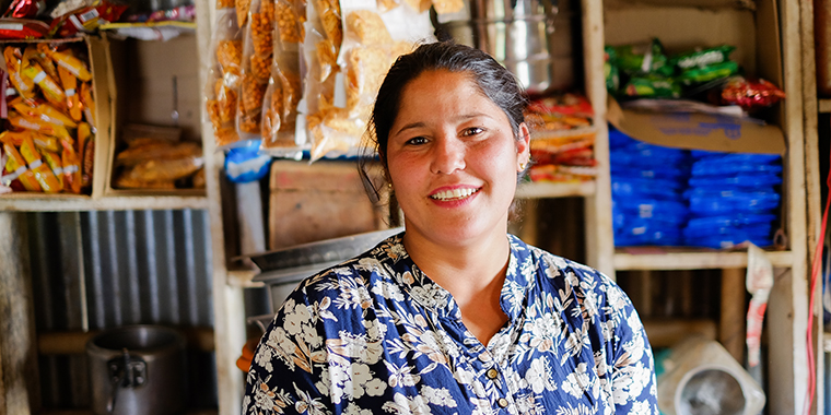 Sumitra running her family business