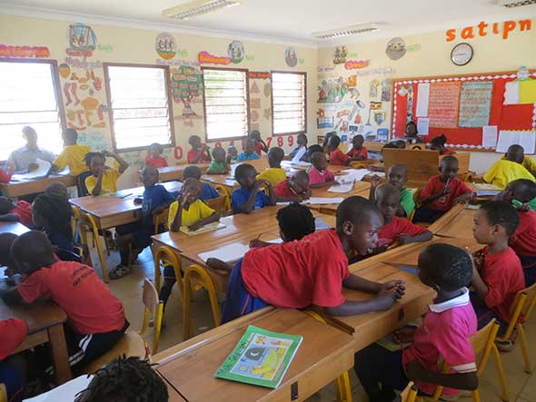 The children are keen to learn in school (photo: SOS archives)