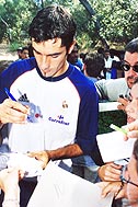 Robert Pirès, enthusiastic ambassador for children - Photo: W. Kehl