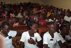 Taking part in a workshop on children's rights (photo: SOS archives).