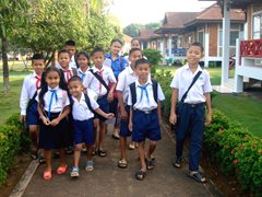 Children in our care on their way to school (photo: SOS archives).