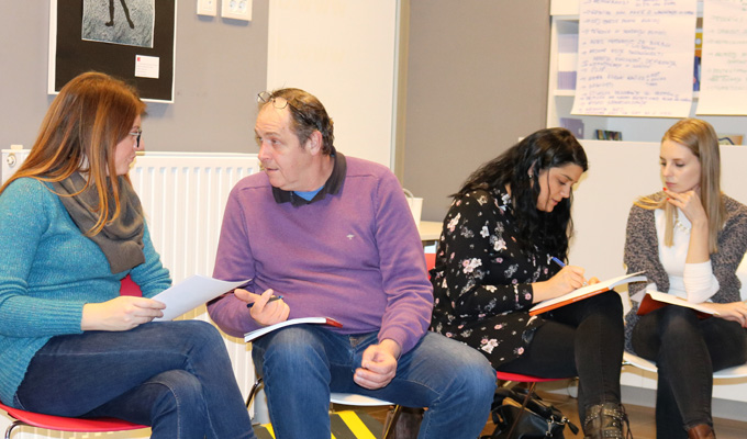 Care professionals at the Zagreb training