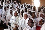 Daily life in Sudan: Girls and boys are taught seperately - Photo: I. Brandvoll