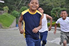 Children playing together in SOS Children's Village Matagalpa (photo: P. Verbeek)