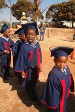"Graduating" from the SOS Children's Villages Kindergarten (photo: SOS archives).