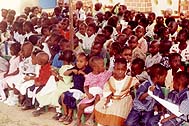 At the SOS Kindergarten in Ziguinchor - Photo: SOS Archives